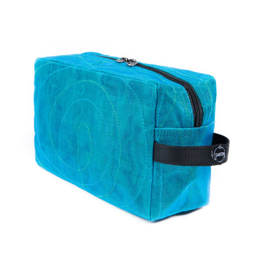 Ram vanity bag in petrol blue