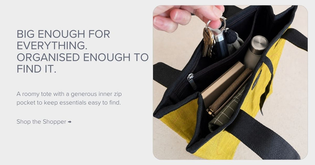 Big enough for everything. Organised enough to find it.