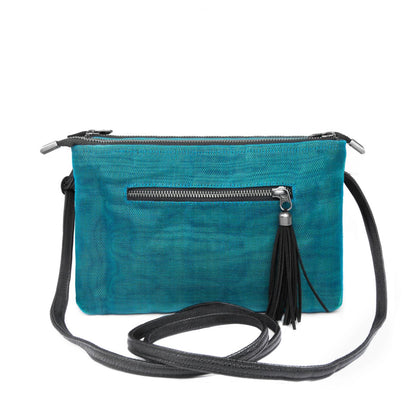 A Smateria Nearby crossbody bag in Petrol Blue