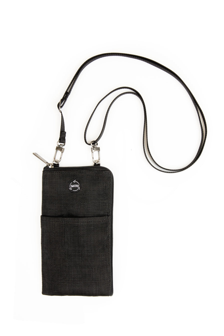 A Smateria Key crossbody bag in Black net