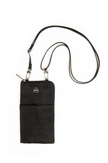 A Smateria Key crossbody bag in Black net