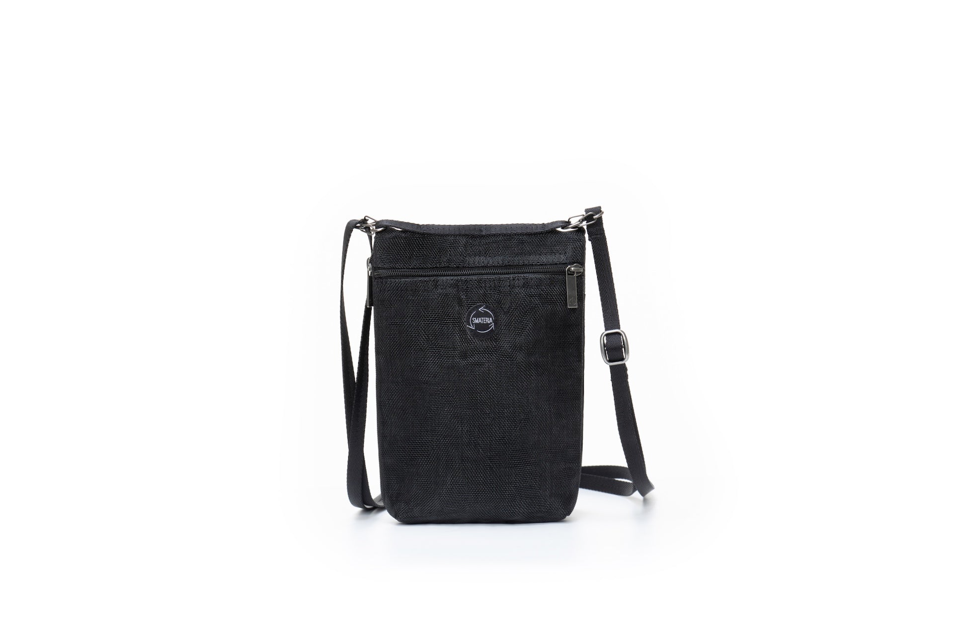 Black Dash crossbody bag on a white background