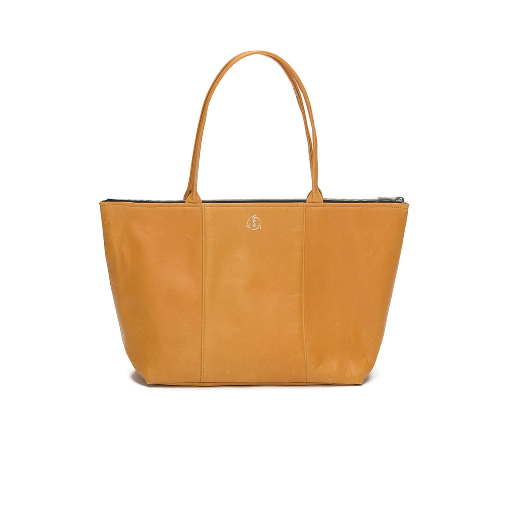 A Smateria mustard yellow Daydreamer tote bag