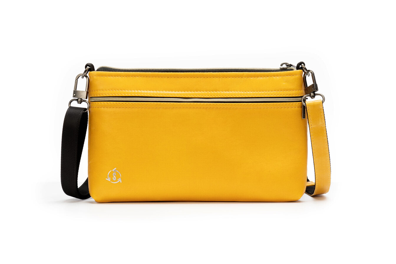 Nomad crossbody bag in Mustard IKI