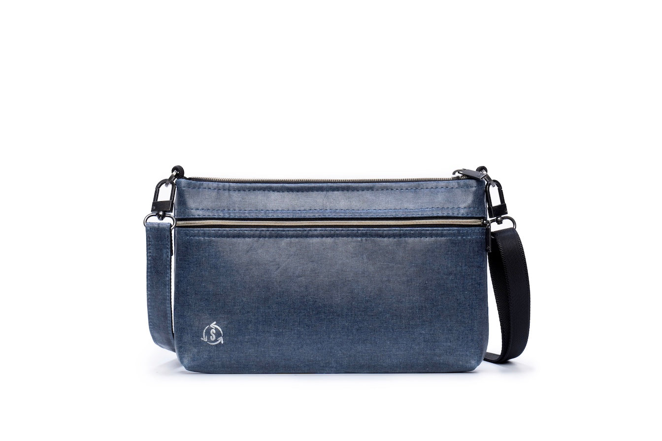 Nomad crossbody bag in Denim Blue IKI