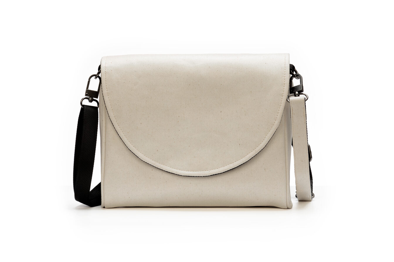 A Brio crossbody bag in Natural White