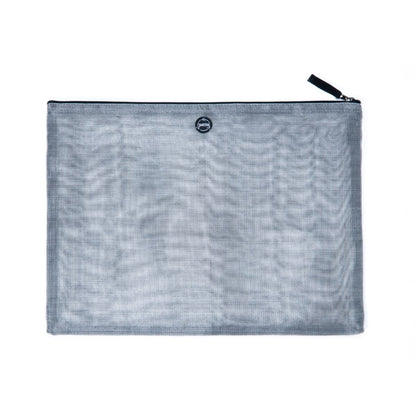 Alpha pouch in transparent grey