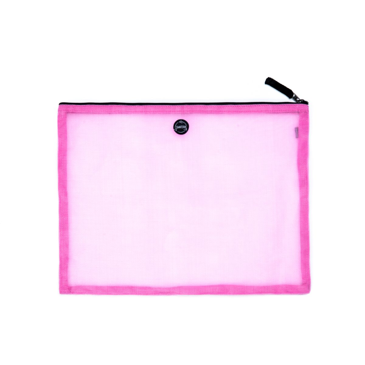 Alpha pouch in transparent pink