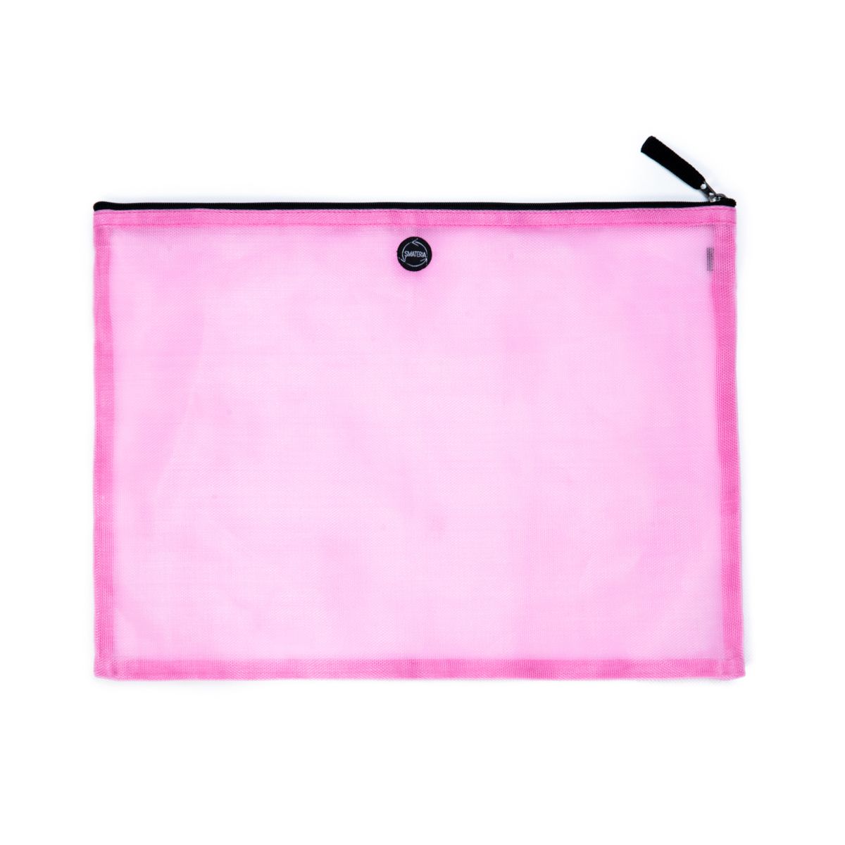Alpha pouch in transparent pink