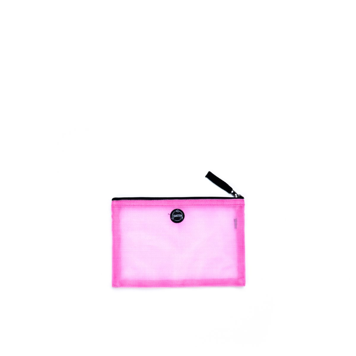 Alpha pouch in transparent pink