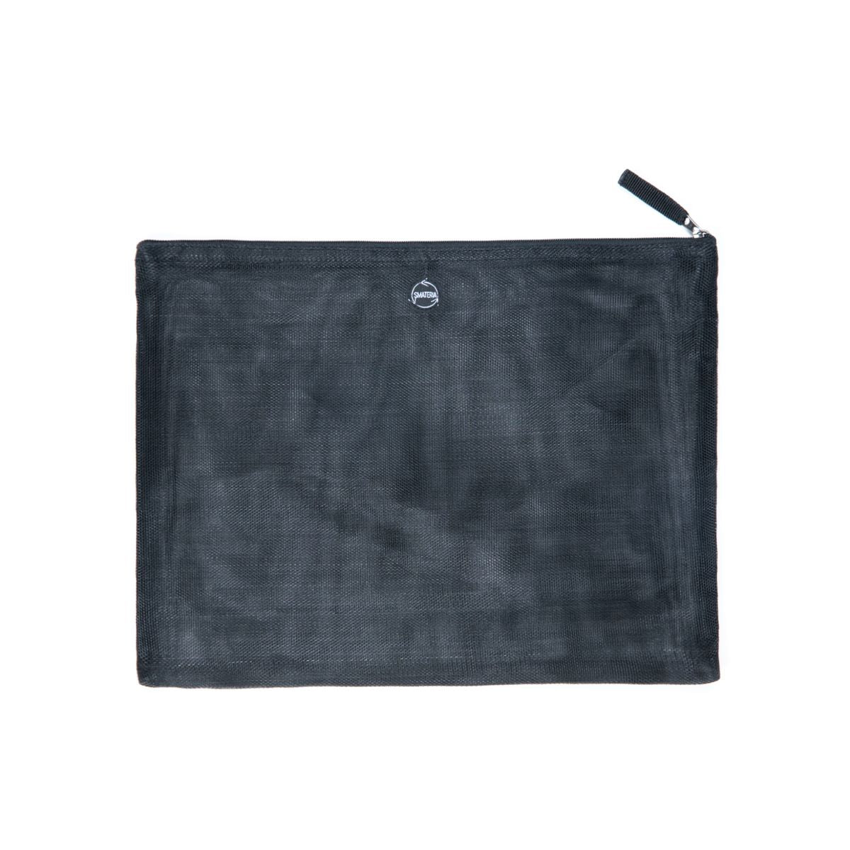Alpha pouch in transparent black