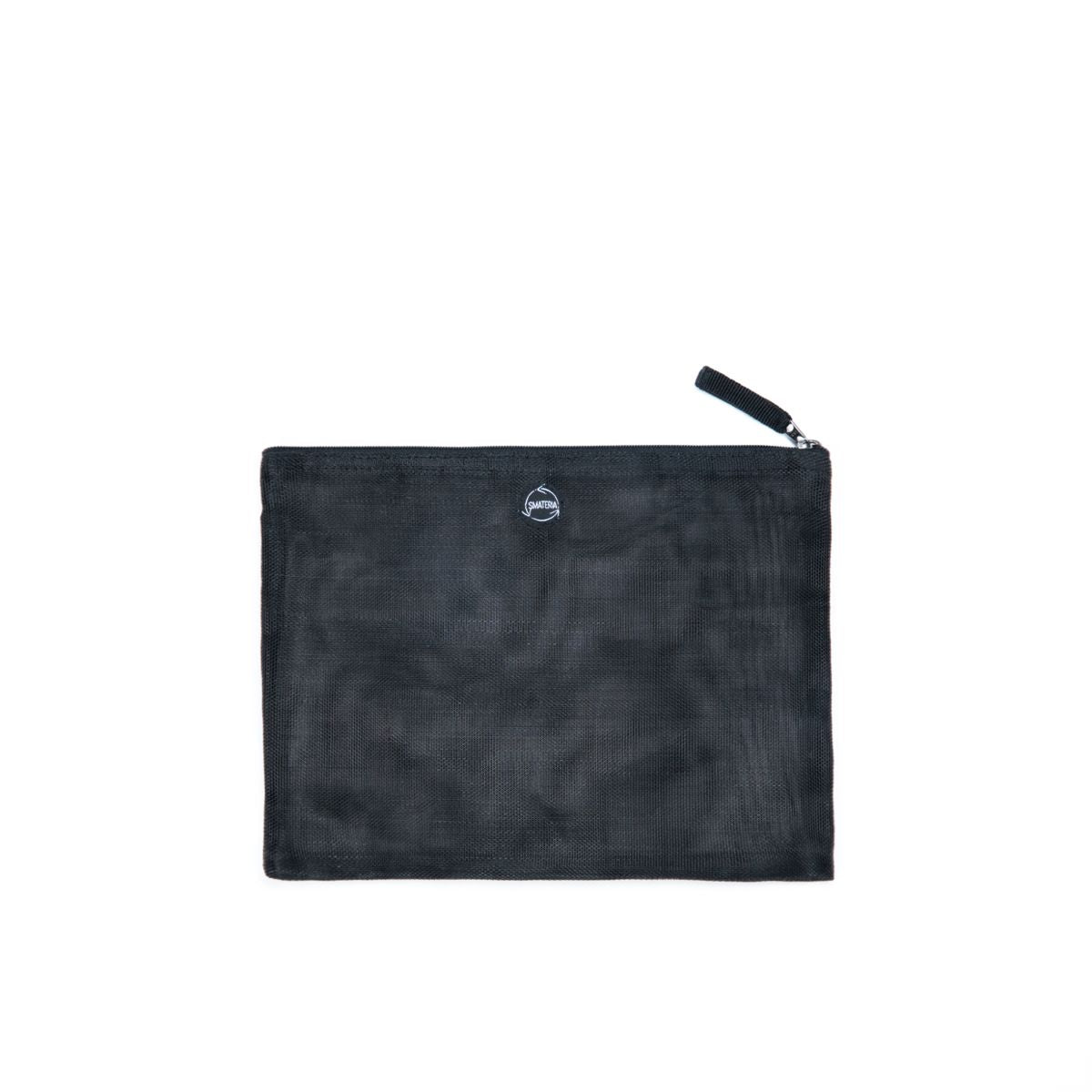 Alpha pouch in transparent black