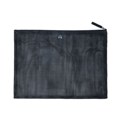 Alpha pouch in transparent black