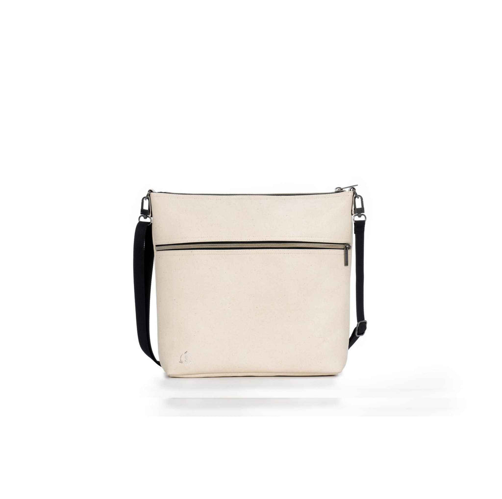 A Smateria Wildcard crossbody bag in Natural White